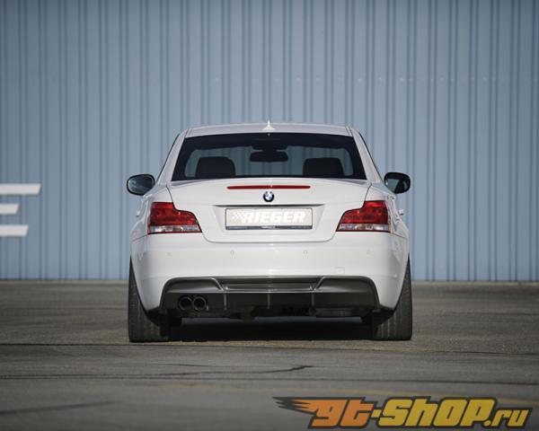 Rieger задний диффузор With Dual выхлоп Openings (M-Tech ONLY) Карбон-Look BMW E82/88 Rieger задний диффузор With Dual выхлоп Openings (M-Tech ONLY) Карбон-Look BMW E82/88